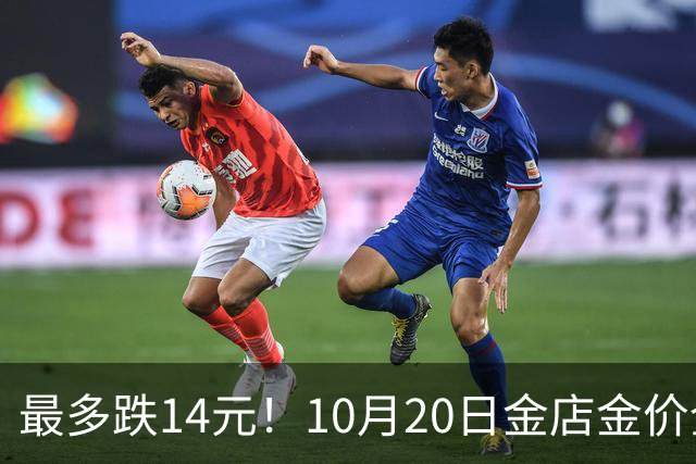 最多跌14元！10月20日金店金价全线下跌！